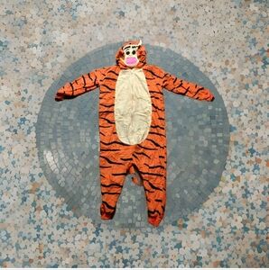 Tigget Costume Pajamas Kids Soft Fleece Animal Hooded Suit